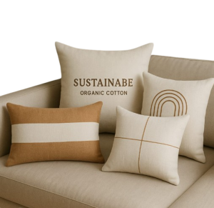 Minimalist Organic Cotton Pillow Covers – Earth Collection